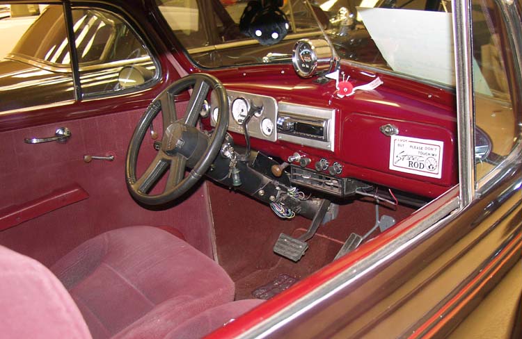 38 Chevy 2dr Sedan Custom Dash