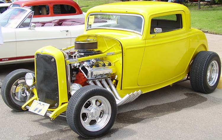 32 Ford Hiboy Chopped 3W Coupe