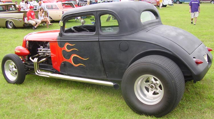 34 Chevy Hiboy Chopped 5W Coupe