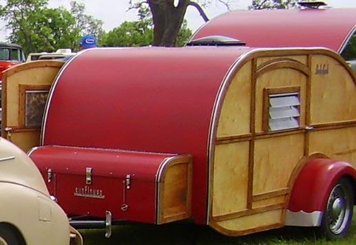 TearDrop Woody Trailer